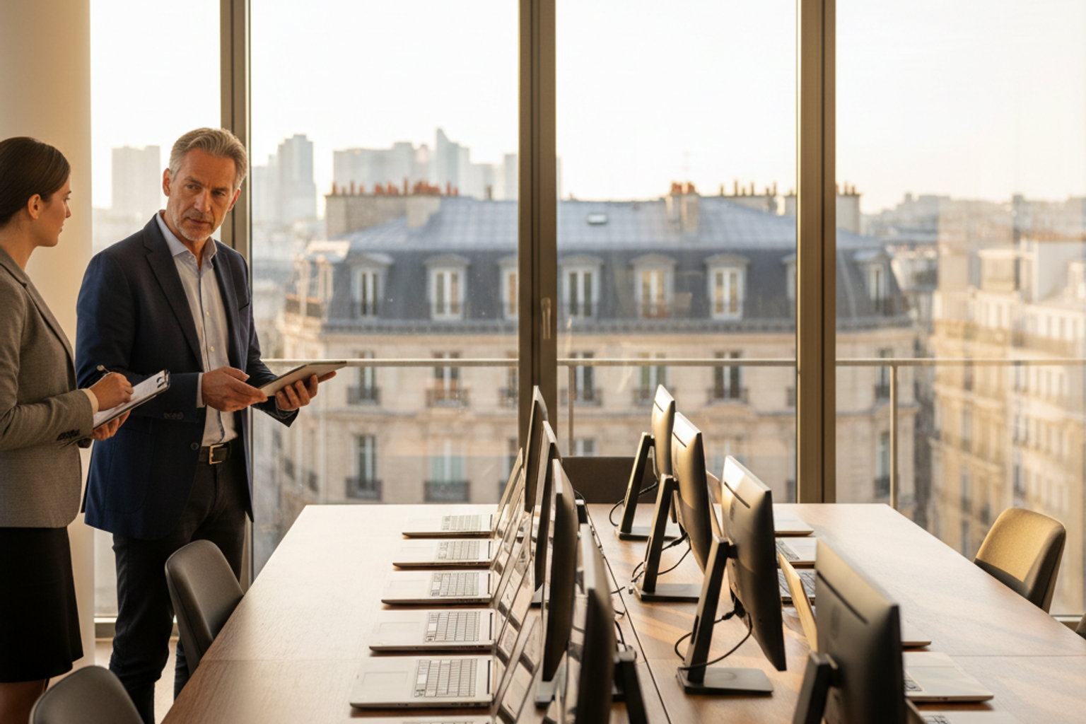Rachat ordinateurs portables entreprise à Paris — inventaire d'un parc informatique d'entreprise par Broker Informatique