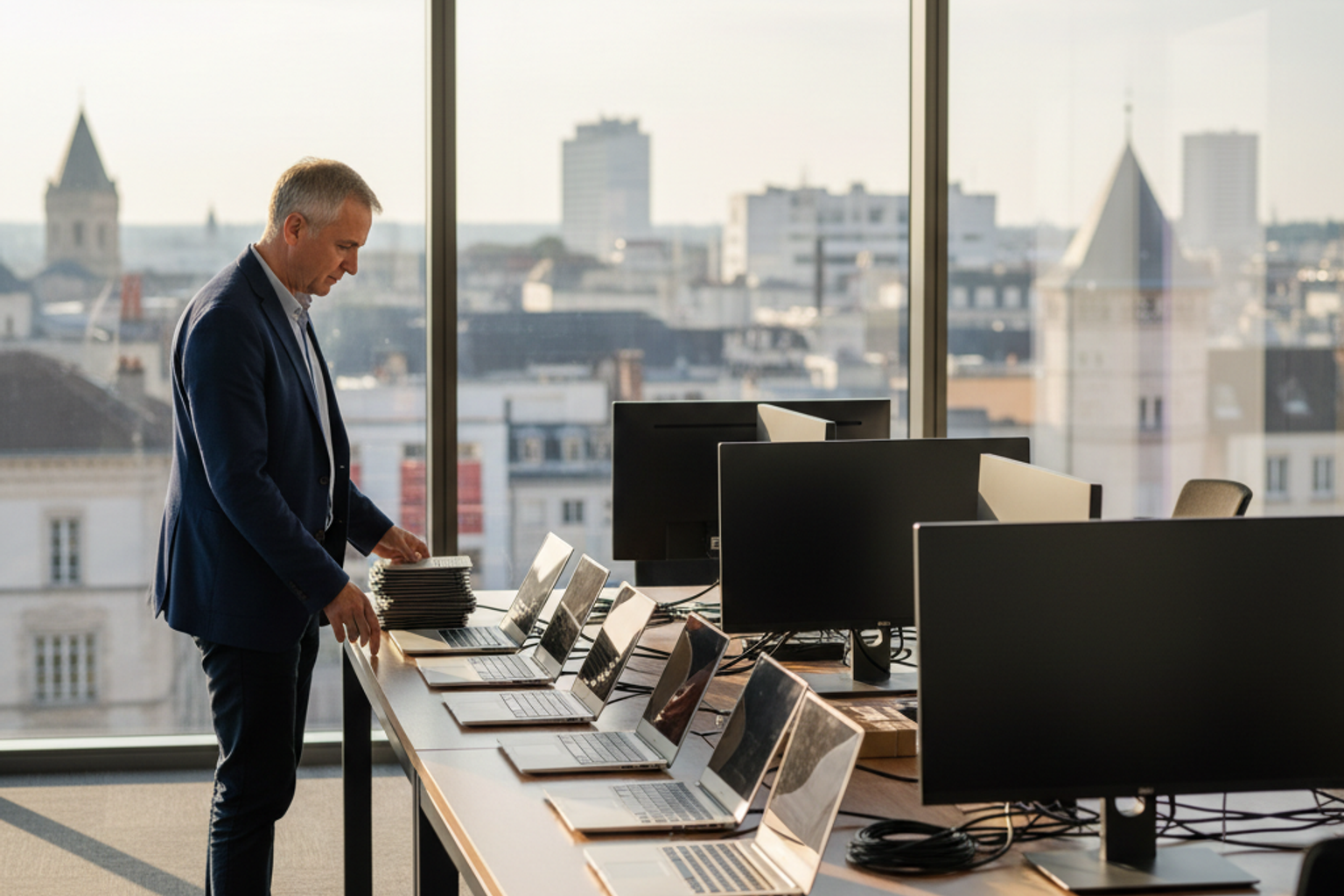Valorisation matériel informatique à Dijon — inventaire d'un parc informatique d'entreprise par Broker Informatique
